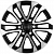 Khomen Wheels KHW1805 (ZV 18_Toyota LC Prado) 7,5x18 6x139,7 ET25 Dia 106,1 (BLACK-FP) KHW103503
