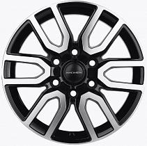 Khomen Wheels KHW1723 (Hyundai H-1) 8x17 6x139,7 ET50 Dia 92,5 (BLACK-FP) KHW111055