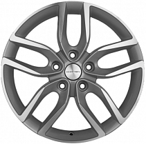 Khomen Wheels KHW1708 (ZV 17_Toyota C-HR) 6,5x17 5x114,3 ET45 Dia 60,1 (GRAY-FP) KHW105935
