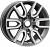 Khomen Wheels KHW1723 (Toyota LC Prado/Lexus GX) 8x17 6x139,7 ET25 Dia 106,1 (F-SILVER) KHW111014