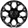 Replica TUFF 82743-FG466 9x20 6x139,7 ET15 Dia 106,1 (Чёрный Глянцевый) VL81411