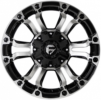 FF JT133 8x16 6x139,7 ET0 Dia 110,1 (Black Machined Face) LOT1146_JT133