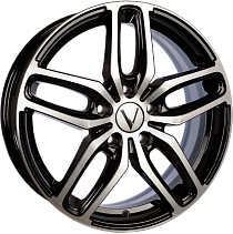 Вектор B199 7x17 5x114,3 ET40 Dia 67,1 (Алмаз Черный) 19906AB