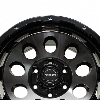 Kipardo KF59 8,5x18 6x139,7 ET15 Dia 110,1 (Gloss Black Tinted) LOT1755_KF59