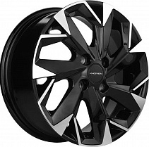 Khomen Wheels HHW1402 (Hundai Solaris/ Kia Rio) 5,5x14 4x100 ET43 Dia 67,1 (Black Fp) KHW104127