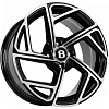 FF FBX115 7x16 4x100 ET35 Dia 73,1 (Black Machine Face) LOT1132_FBX115