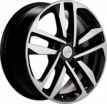 Khomen Wheels KHW1612 (Elantra/Ceed/Cerato/i30) 6,5x16 5x114,3 ET50 Dia 67,1 (Black Fp) KHW103107