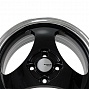 FF R020 6x15 4x100 ET35 Dia 73,1 (Gloss Black with Lip Polish) LOT1687_R020