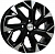 Khomen Wheels KHW1402 (Hyundai Accent/ Hyundai Getz/ Hyundai i20) 5,5x14 4x100 ET38 Dia 67,1 (BLACK-FP) KHW104109