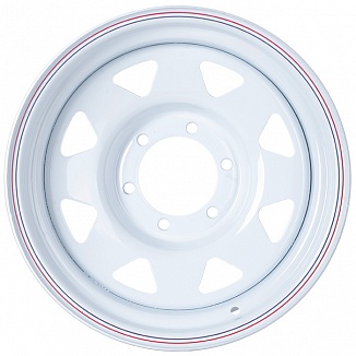 Grizzly SW01 7x16 5x139,7 ET0 Dia 108,5 (Shinning White With Red and Bl) LOT1558_SW01