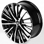 Replica Lexus IVF-952-SM184 8x19 5x114,3 ET35 Dia 60,1 (Чёрный Глянцевый) VL81838