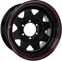 Grizzly SW01 8x16 5x139,7 ET-25 Dia 110,1 (Shinning Black With 2 Red Line) LOT1545