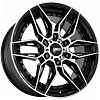 Kipardo KF66 8,5x18 6x139,7 ET15 Dia 108,1 (Black Machined Face) LOT1666_KF66