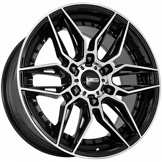 Kipardo KF66 8,5x18 6x139,7 ET15 Dia 108,1 (Black Machined Face) LOT1666_KF66