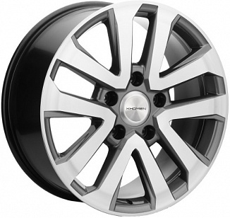 Khomen Wheels KHW2003 (Toyota Land Cruiser 200) 8,5x20 5x150 ET58 Dia 110,1 (Gray Fp) KHW101502
