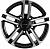 Khomen Wheels KHW1602 (Lada Niva 4x4) 6,5x16 5x139,7 ET40 Dia 98,5 (Black FP) KHW103301