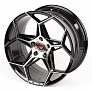Replica Veemann BX04-CS244 9x18 5x114,3 ET38 Dia 73,1 (Чёрный (Полированные Спицы)) VL80497