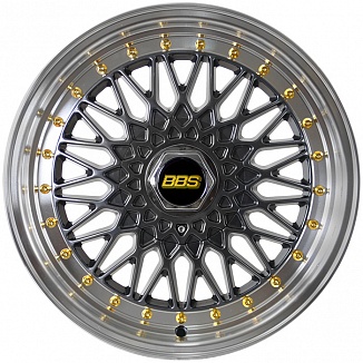 FF REW032 6,5x15 4x100 ET33 Dia 73,1 (Gunmetal Machined Lip + Gold R) LOT1154_2_REW032