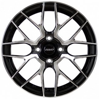 FF SH7091 7x15 4x100 ET35 Dia 73,1 (Black Machined Face) LOT1457_SH7091