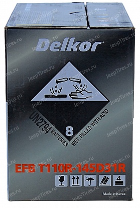 Delkor EFB T110R(145D31R) Start-Stop
