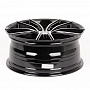 Replica ZERO 2239-DS191 8x18 5x108 ET40 Dia 73,1 (Чёрный Глянцевый) VL80750
