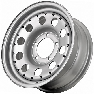 Grizzly SW04 8x16 5x139,7 ET0 Dia 108,5 (Silver + Black Rivet) LOT1708_SW04