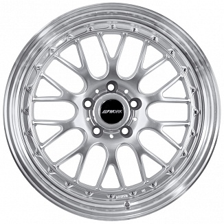 FF SH7007 8x18 5x114,3 ET35 Dia 73,1 (Silver Lip Polish) LOT1193_SH7007
