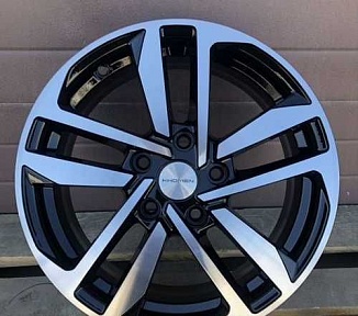 Khomen Wheels KHW1612 (ZV 16_ Mazda 3/ix35) 6,5x16 5x114,3 ET45 Dia 67,1 (BLACK-FP) KHW103112