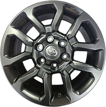Replica H962F_2702 7,5x17 6x139,7 ET25 Dia 106,1 (Black) H962F2702