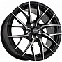 FF SH7095 7x15 4x100 ET38 Dia 73,1 (Black Machined Face) LOT1458_SH7095