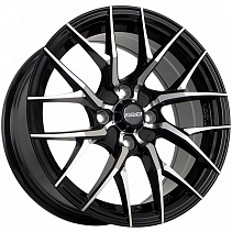 FF SH7095 7x15 4x100 ET38 Dia 73,1 (Black Machined Face) LOT1458_SH7095