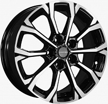 Khomen Wheels KHW1605 (Mazda 3/Hyundai ix35) 6,5x16 5x114,3 ET45 Dia 67,1 (BLACK-FP) KHW200137