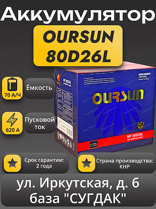Oursun 80D26L