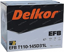 Delkor EFB T110(145D31L) Start-Stop