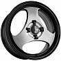 FF R020 6x15 4x100 ET35 Dia 73,1 (Black Machined Face with Black) LOT1149_R020