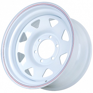 Grizzly SW01 7x16 5x139,7 ET0 Dia 108,5 (Shinning White With Red and Bl) LOT1558_SW01