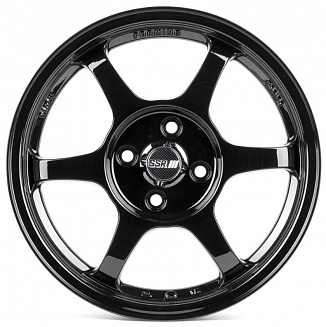 Replica SSR 6052X-SV252 6,5x15 4x100 ET40 Dia 73,1 (Чёрный Глянцевый) VL81252