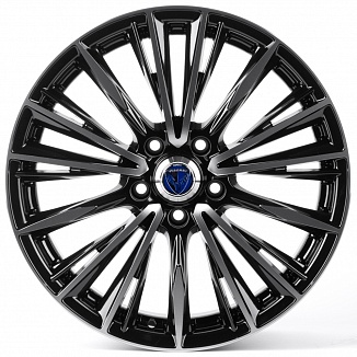 Replica Rays 1127X-FG441 8x18 5x108 ET38 Dia 73,1 (Чёрный Глянцевый) VL81425