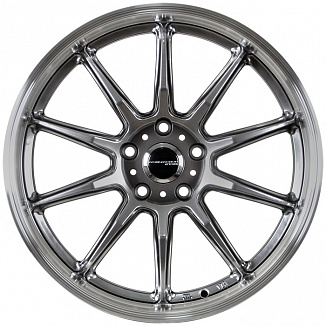 FF SH7032 8,5x18 5x100 ET40 Dia 73,1 (Hyper Black Lip Polish) LOT1719_SH7032