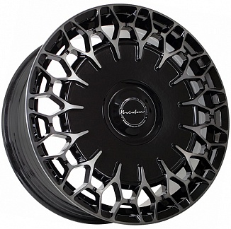 FF KF54 7x17 4x100 ET40 Dia 73,1 (Gloss Black Tinted) LOT1277_2_KF54