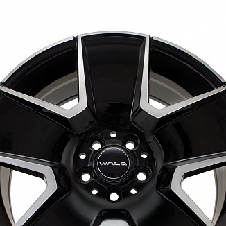 Kipardo KF61 7,5x17 5x112 ET40 Dia 73,1 (Gloss Black Machined Face) LOT1702_KF61