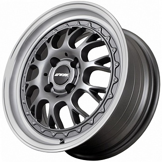 FF SH7007 6,5x15 4x100 ET35 Dia 73,1 (Matt Dark Gunmetal Lip Polish) LOT1716_SH7007