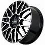 FF SH25004 7x17 5x114,3 ET38 Dia 73,1 (Black Machined Face) LOT1455_SH25004