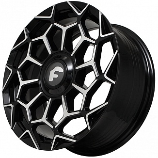 Kipardo KF65 7,5x17 4x98 ET25 Dia 73,1 (Gloss Black Machined Face) LOT1705_KF65