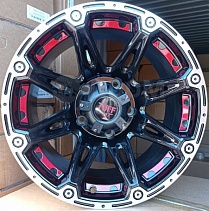 Replica 168 9x17 6x139,7 ET-40 Dia 110,5 (Blk Pol Red) 16891761397-401105BPRed