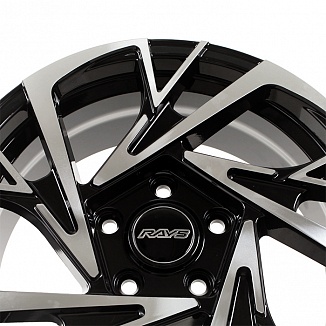 FF FBX137 6,5x16 5x114,3 ET35 Dia 73,1 (Black Machined Face) LOT1582_FBX137