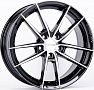 Replica ZERO 2239-DS182 7,5x17 5x108 ET38 Dia 73,1 (Чёрный Глянцевый) VL80749