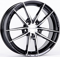 Replica ZERO 2239-DS182 7,5x17 5x108 ET38 Dia 73,1 (Чёрный Глянцевый) VL80749