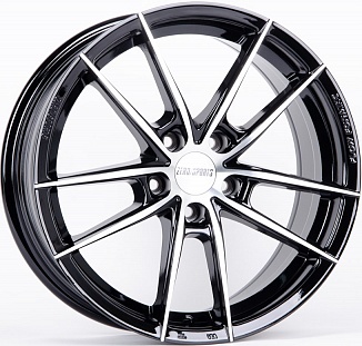 Replica ZERO 2239-DS182 7,5x17 5x108 ET38 Dia 73,1 (Чёрный Глянцевый) VL80749