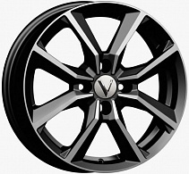 Вектор B272 6,5x16 4x114,3 ET46 Dia 67,1 (черный алмаз) 27105AB